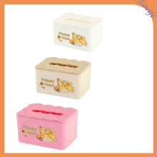 Fashionable Plastic Carton Prited Tissue Boxes (FF-5078-4)